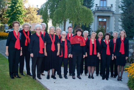 der Frauenchor Seon im Festgewand